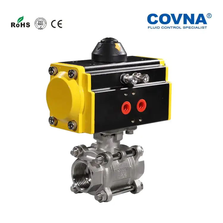 Pneumatic ball valve03