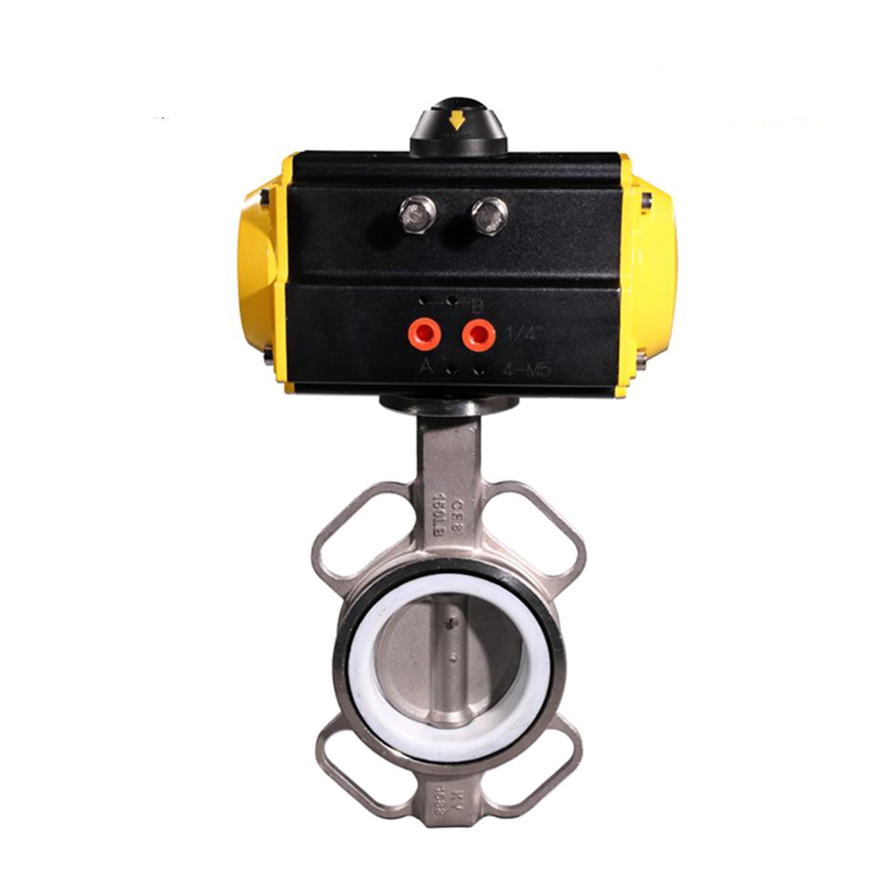Compact Pneumatic Control Valve with Manual Override