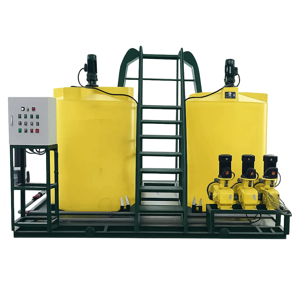 Automatic Dosing System for Carbon Source and Sodium Hypochlorite