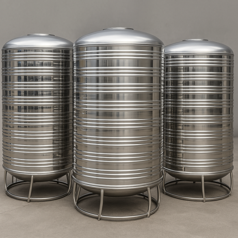 corrugated steel water tanks