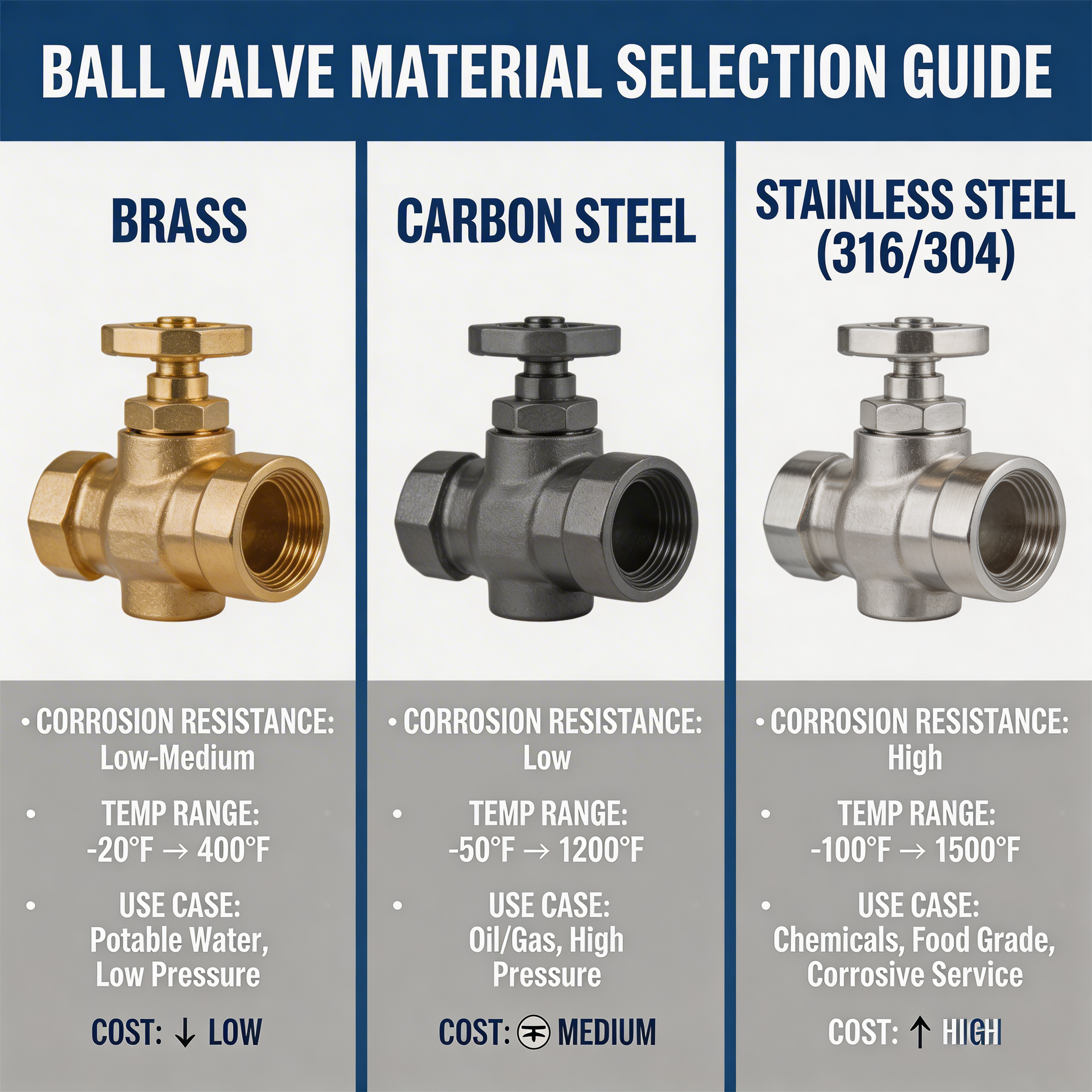 Ball Valve Material Selection Guide