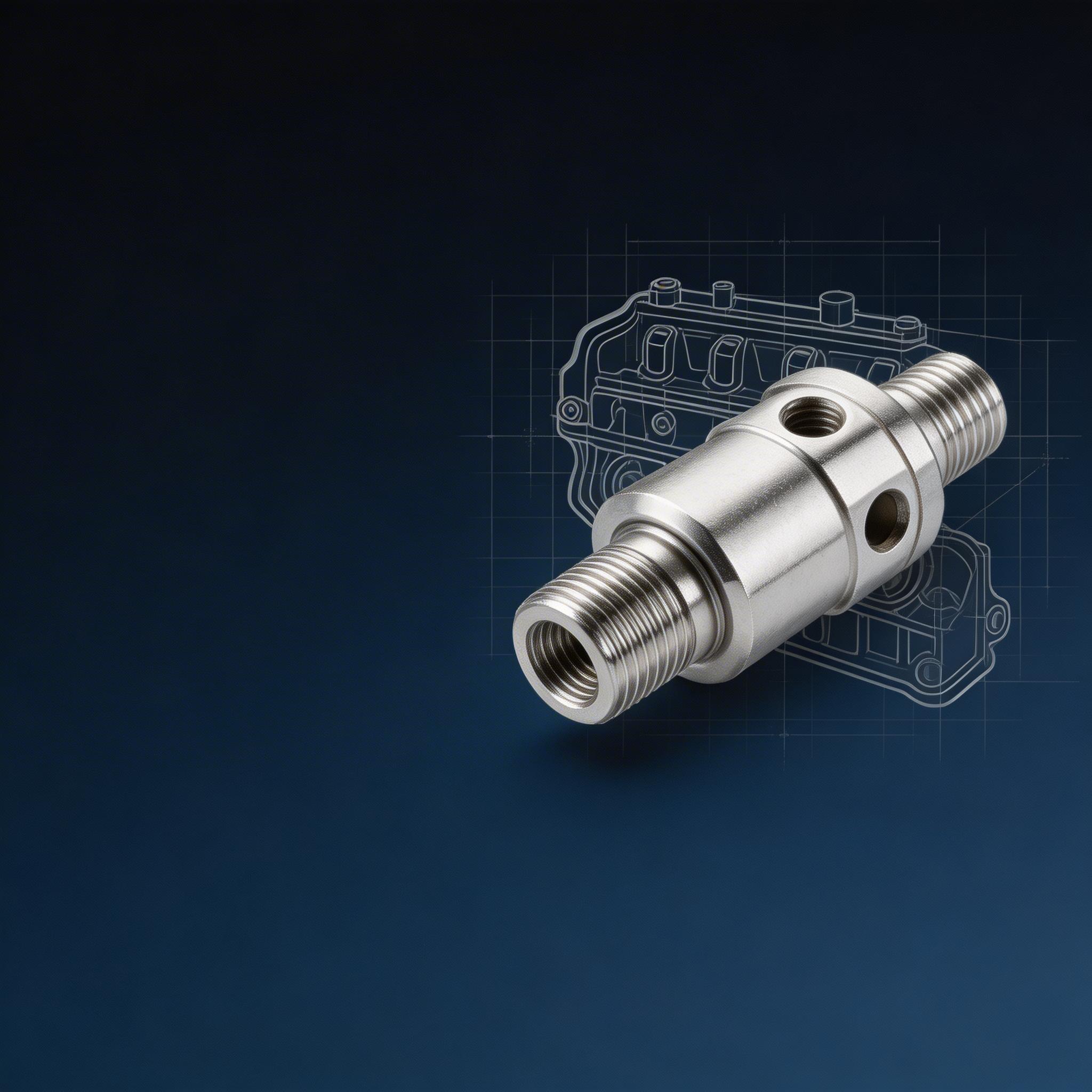 PCV Valve Technical Guide Cover - Professional industrial engineering cover showing precision-engineered positive crankcase ventilation valve